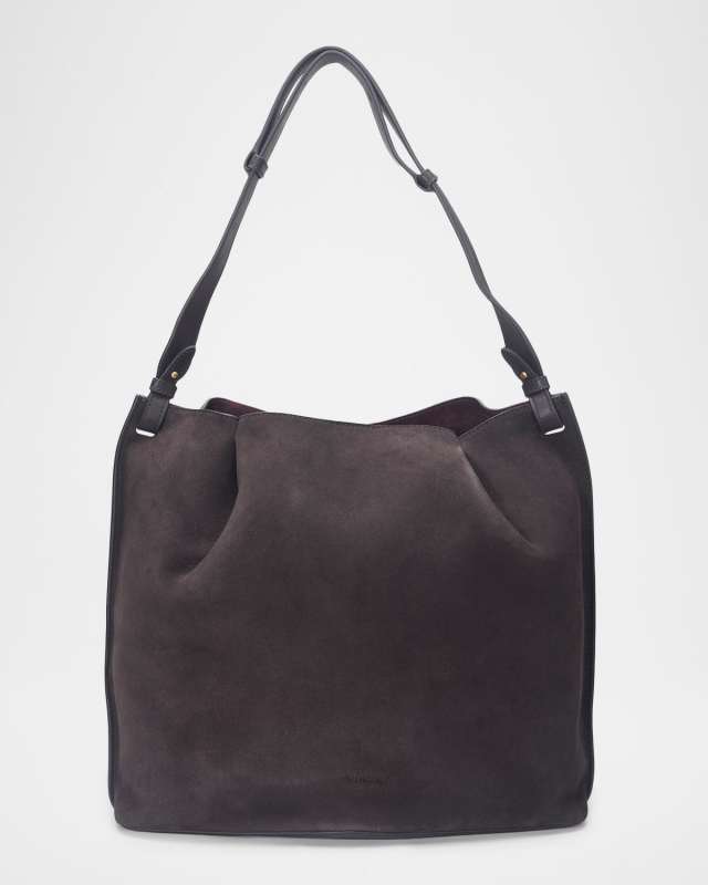 Ava Suede Bucket Bag